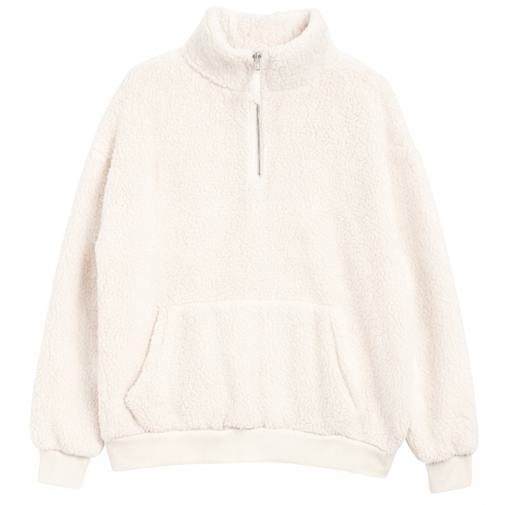 Copper Key Cozy Cream Sherpa Pullover